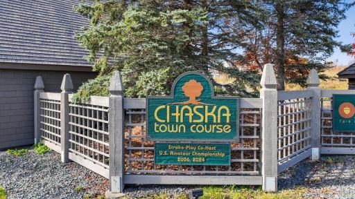 Golf enthusiasts can play Chaska Town Course, one of three golf courses located in Chaska. Fore!