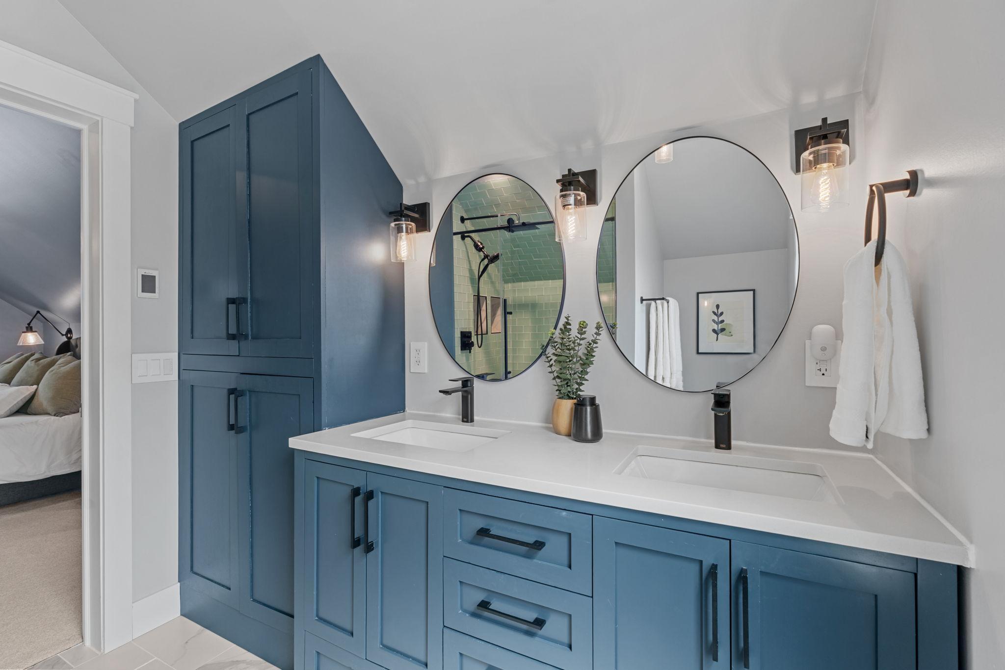 Additional linen closet for storage