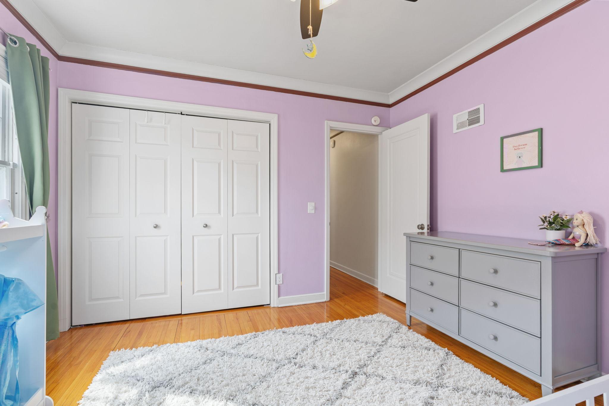 Hard to find NE bedrooms with double closets