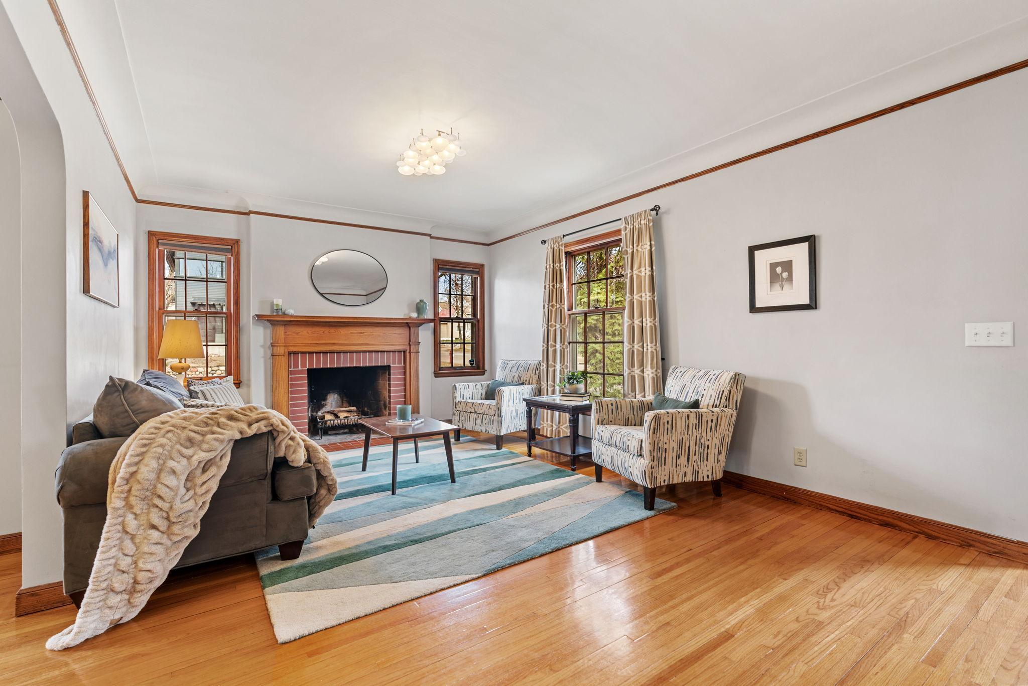 Room offers plenty of natural light