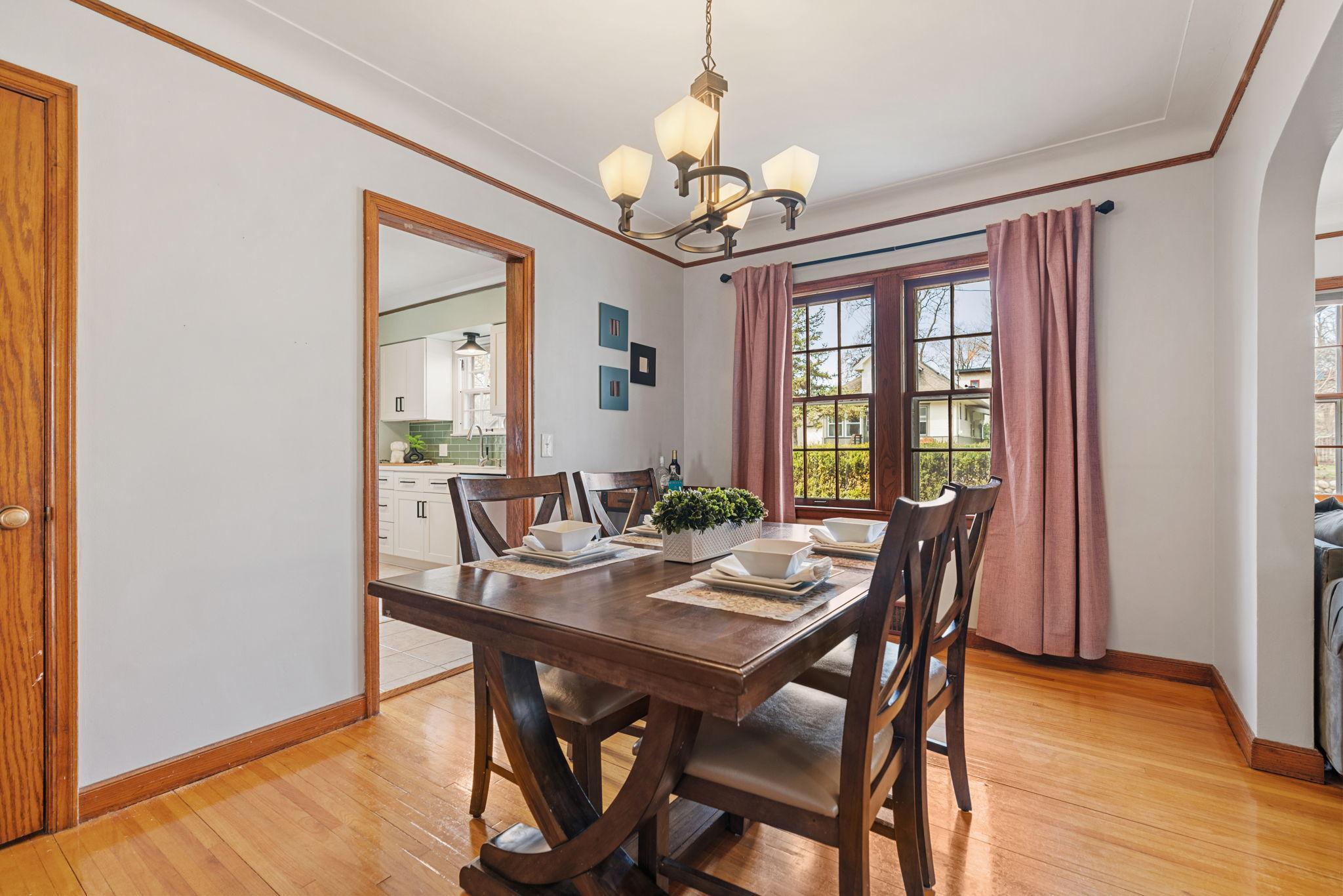 You'll have plenty of room for dinner parties here!