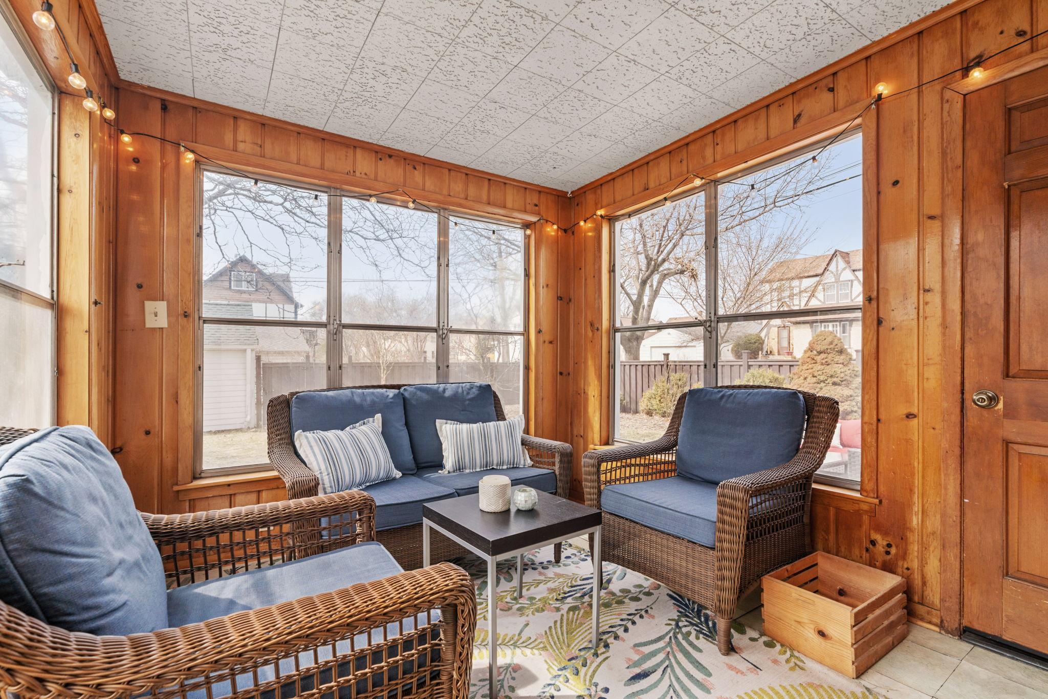 What a great spot to hang out if it's raining