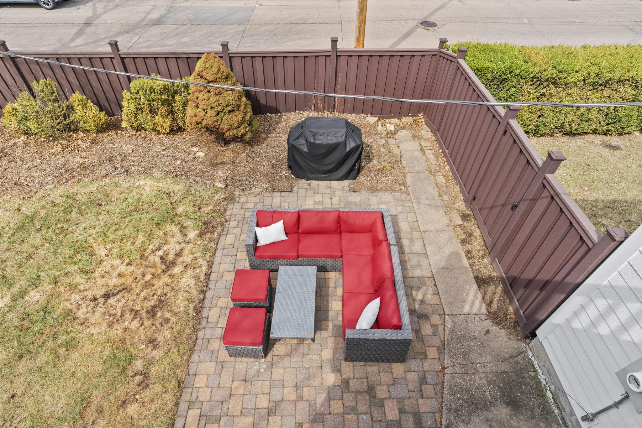 The composite, Trex privacy fence installed in 2021 is truly fabulous!