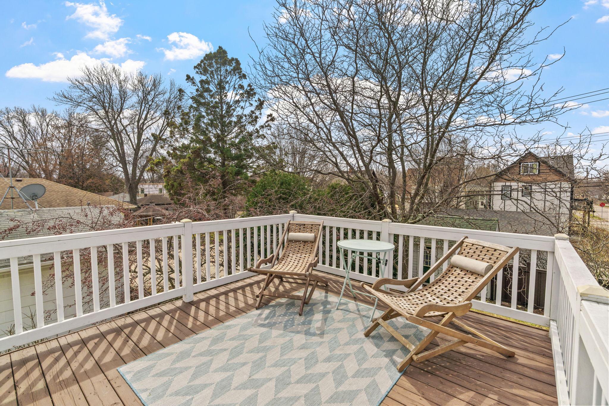 Great, private space off of primary bedroom. Wow!