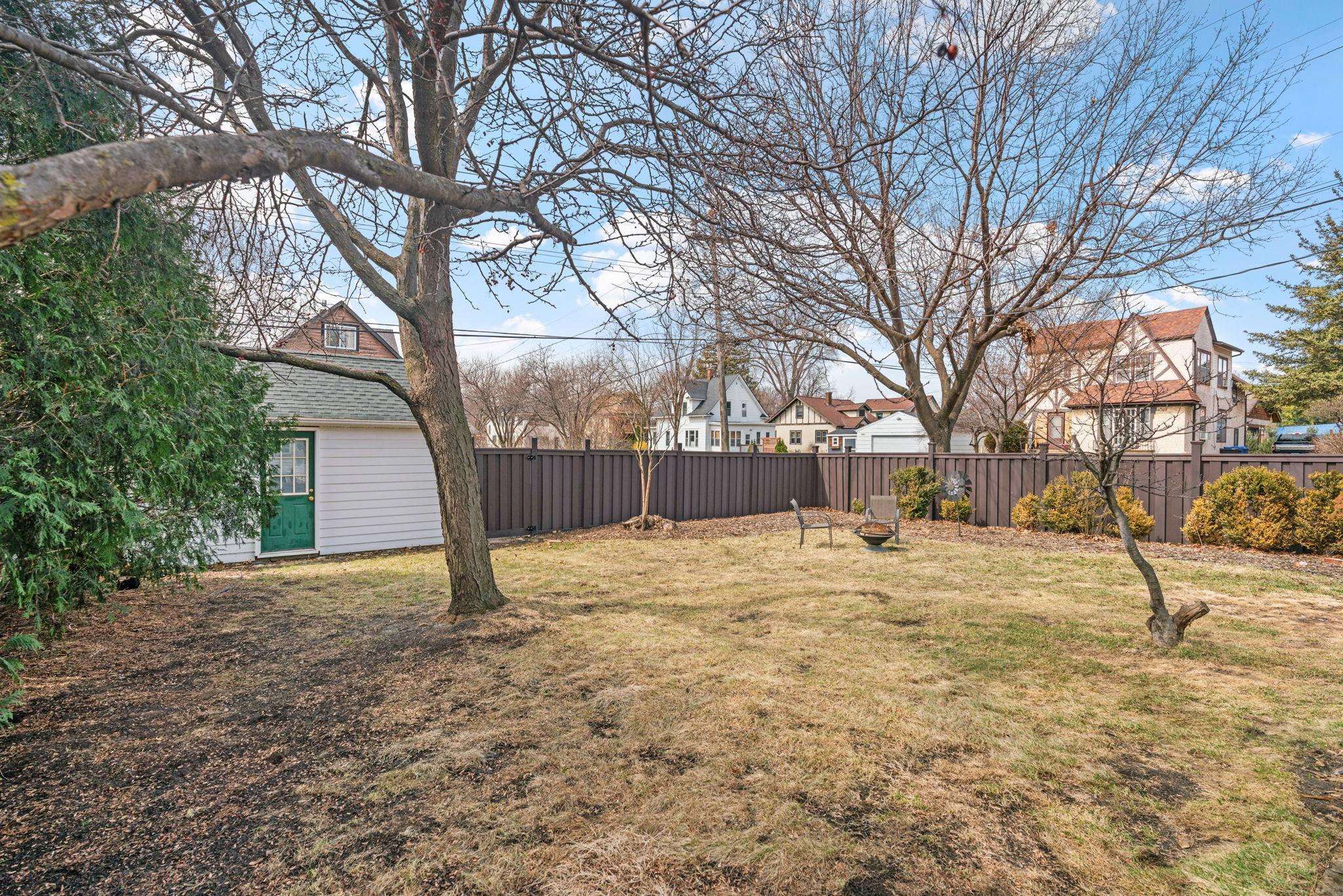 There is room for kids to play or the puppy to run!