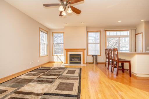 Dining and kitchen areas
