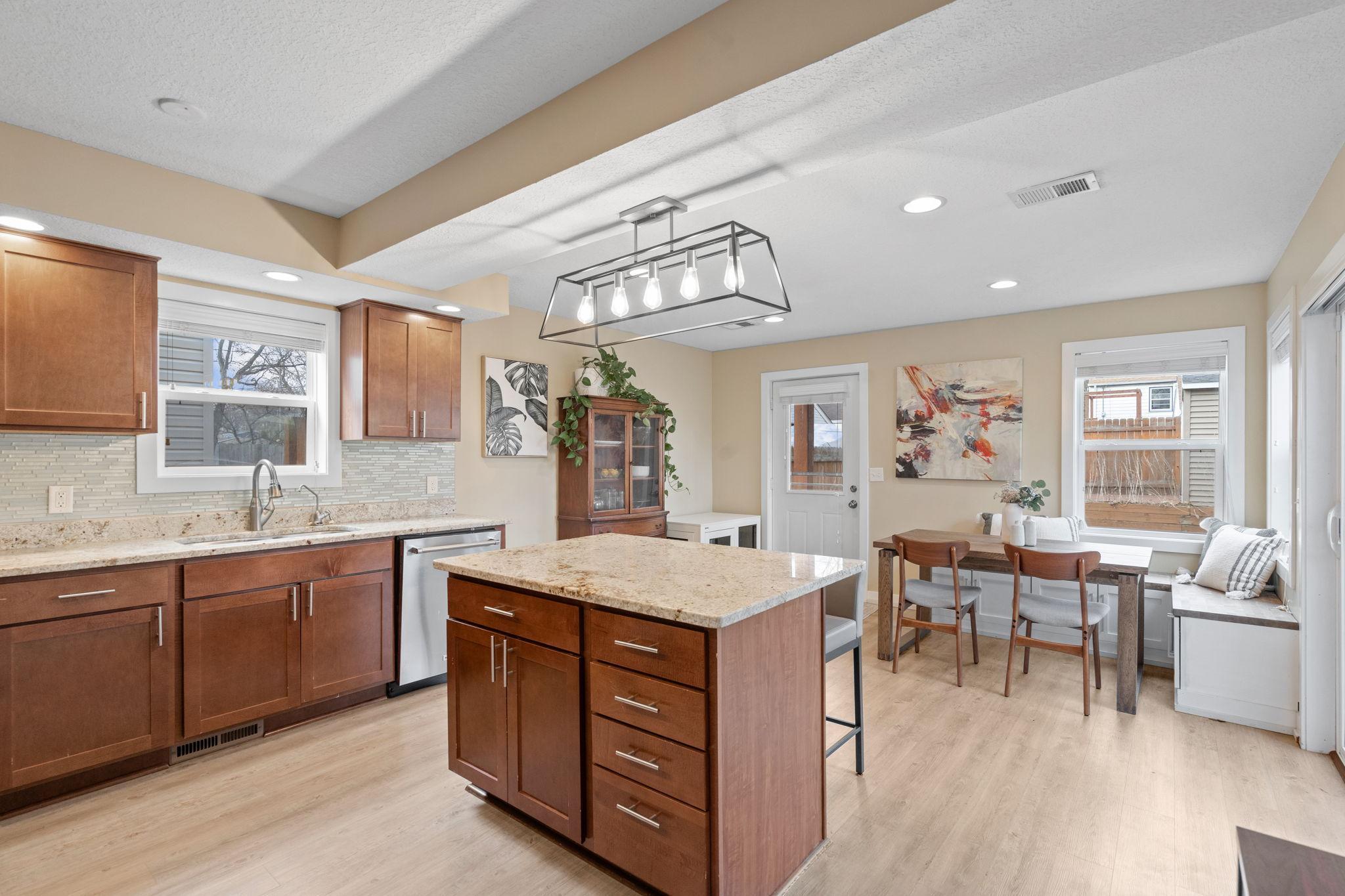 This kitchen is truly the heart of the home