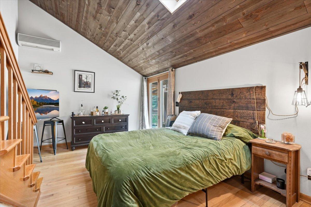 Gorgeous features in the primary bedroom.