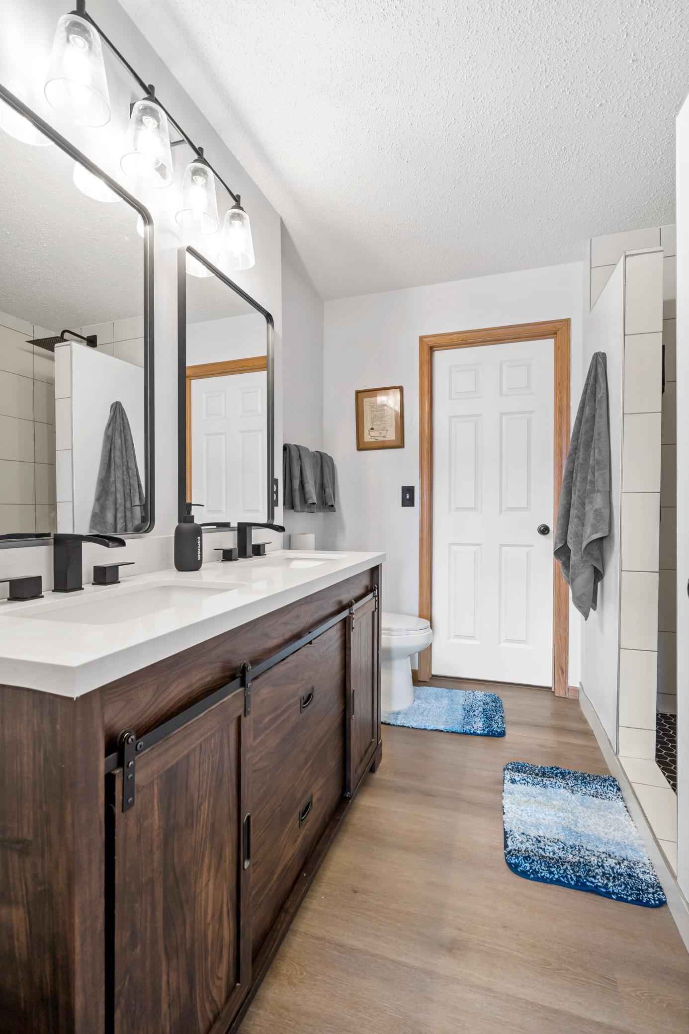 Updated Double Sink Vanity