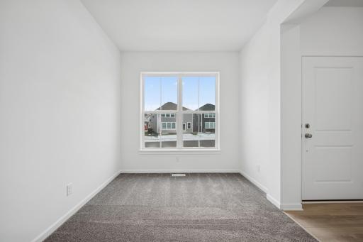 A study area or an extra space for you to define. Pictures are of a previous Pryor home.