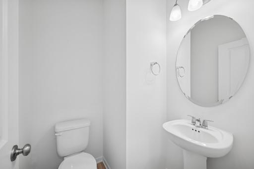 Main floor powder room.