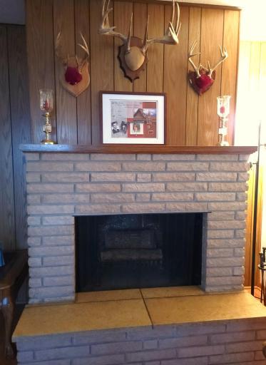 Custom Built Fireplace