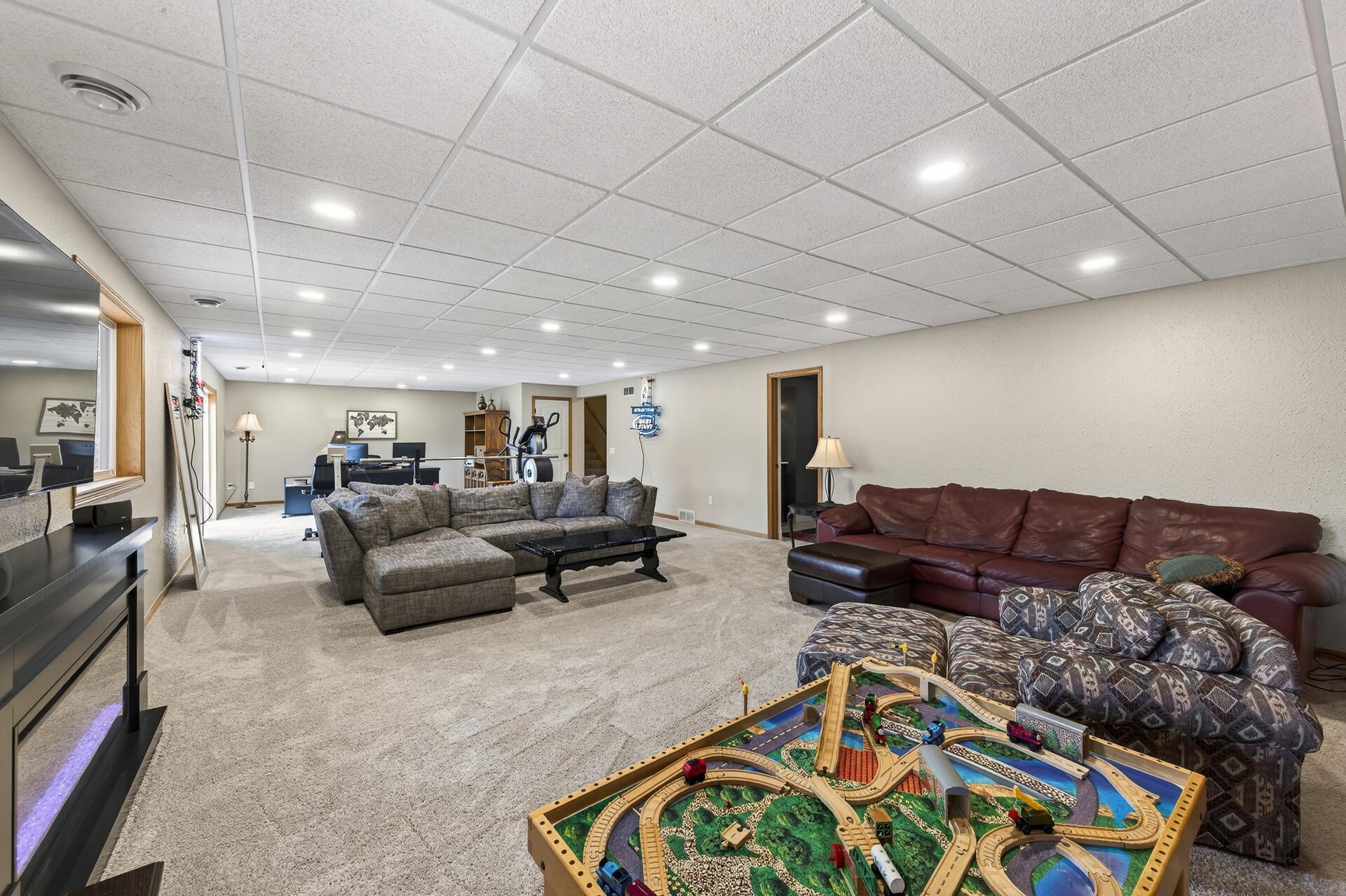 Finished basement