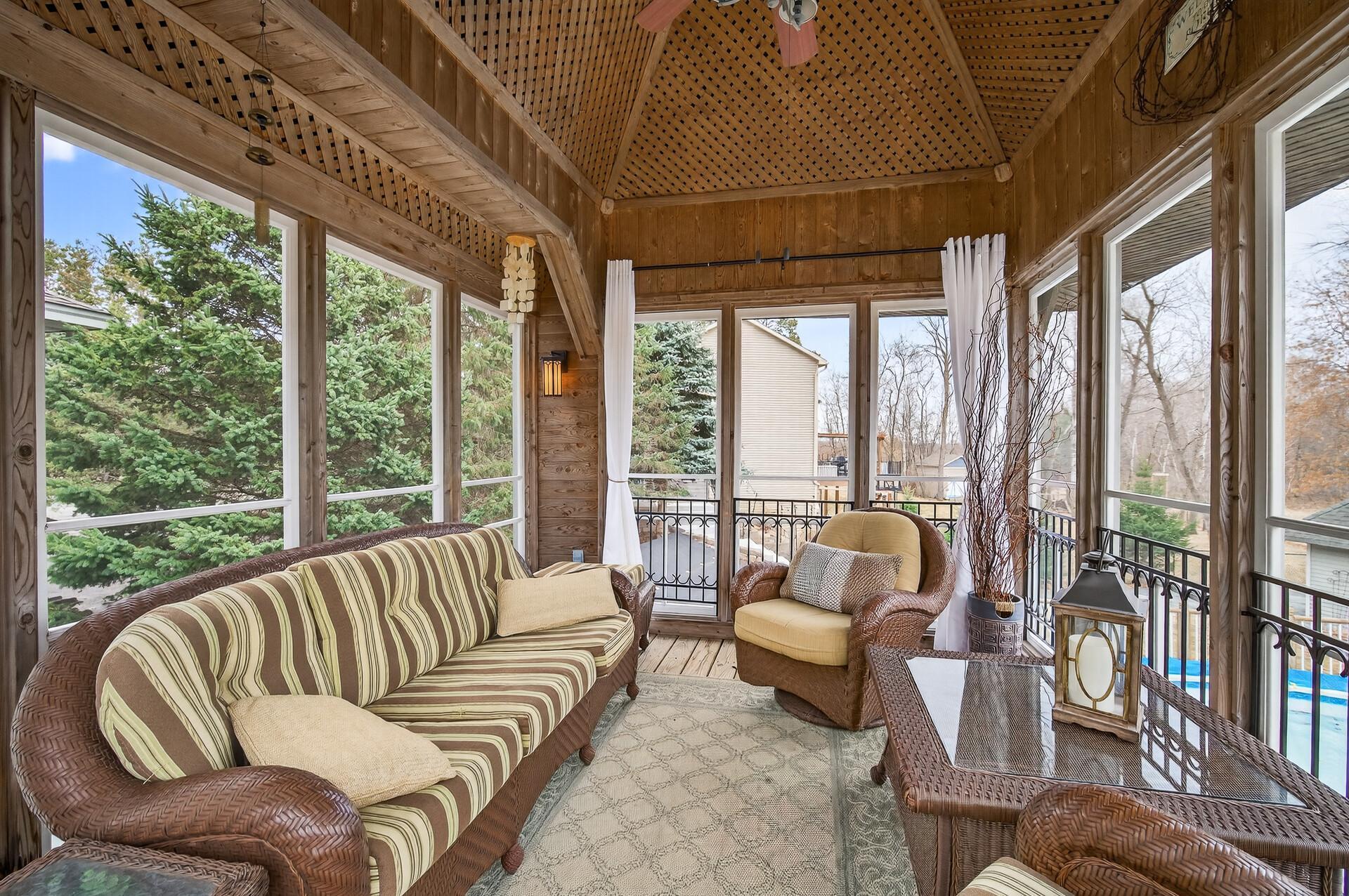 Beautiful screen porch