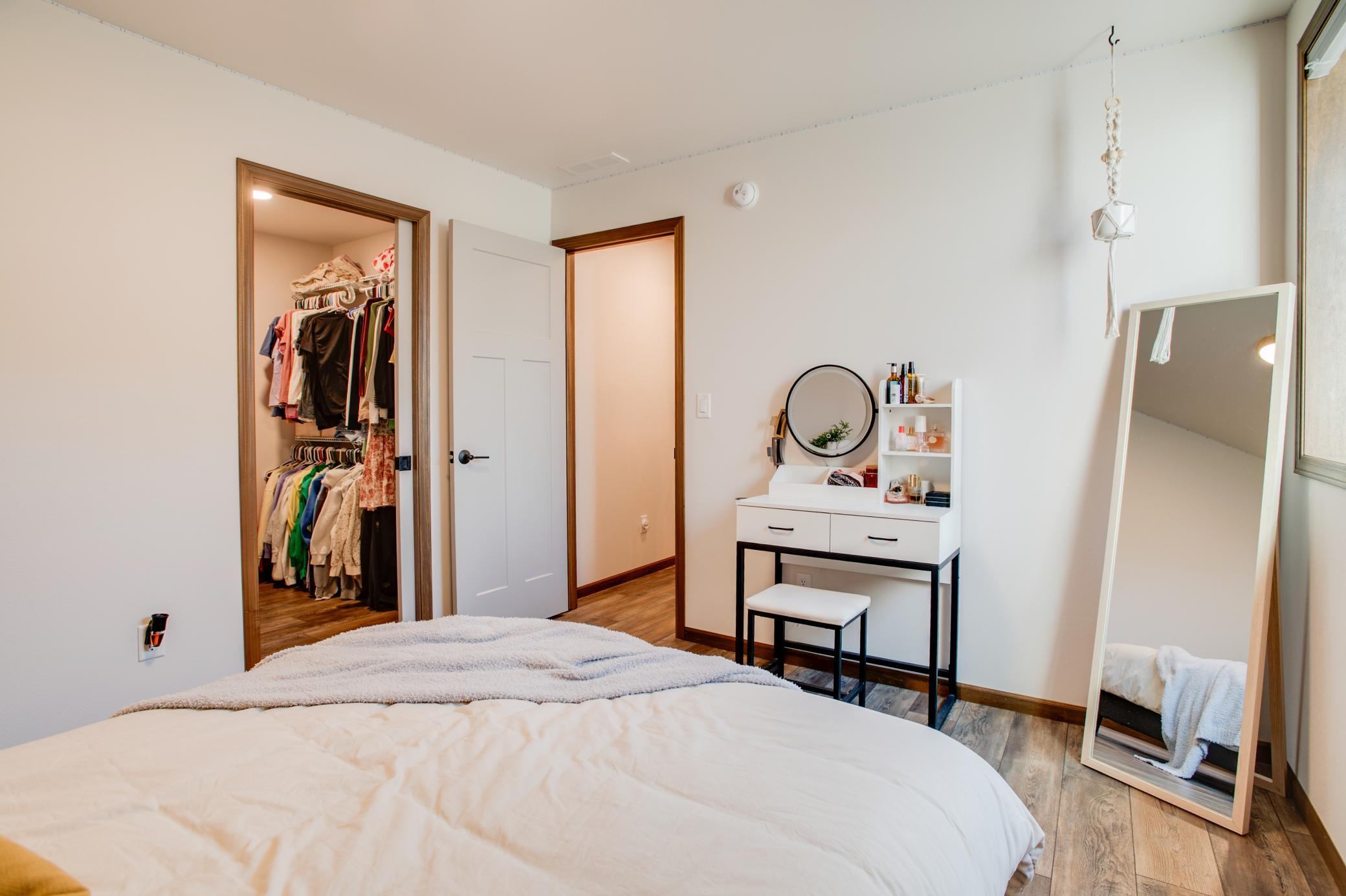 Large walk in closet