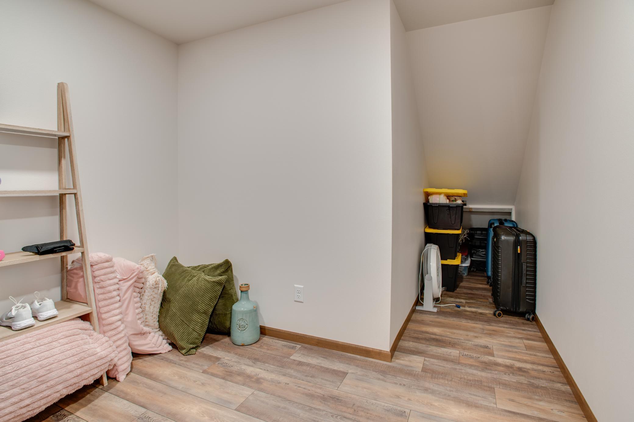 Large storage room - just add custom shelving!