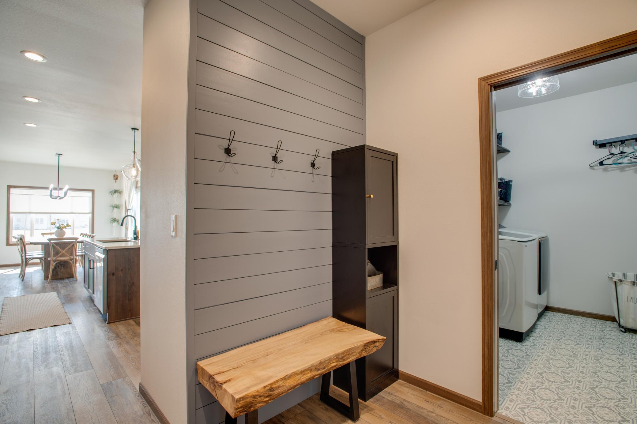 Second custom drop zone in mudroom