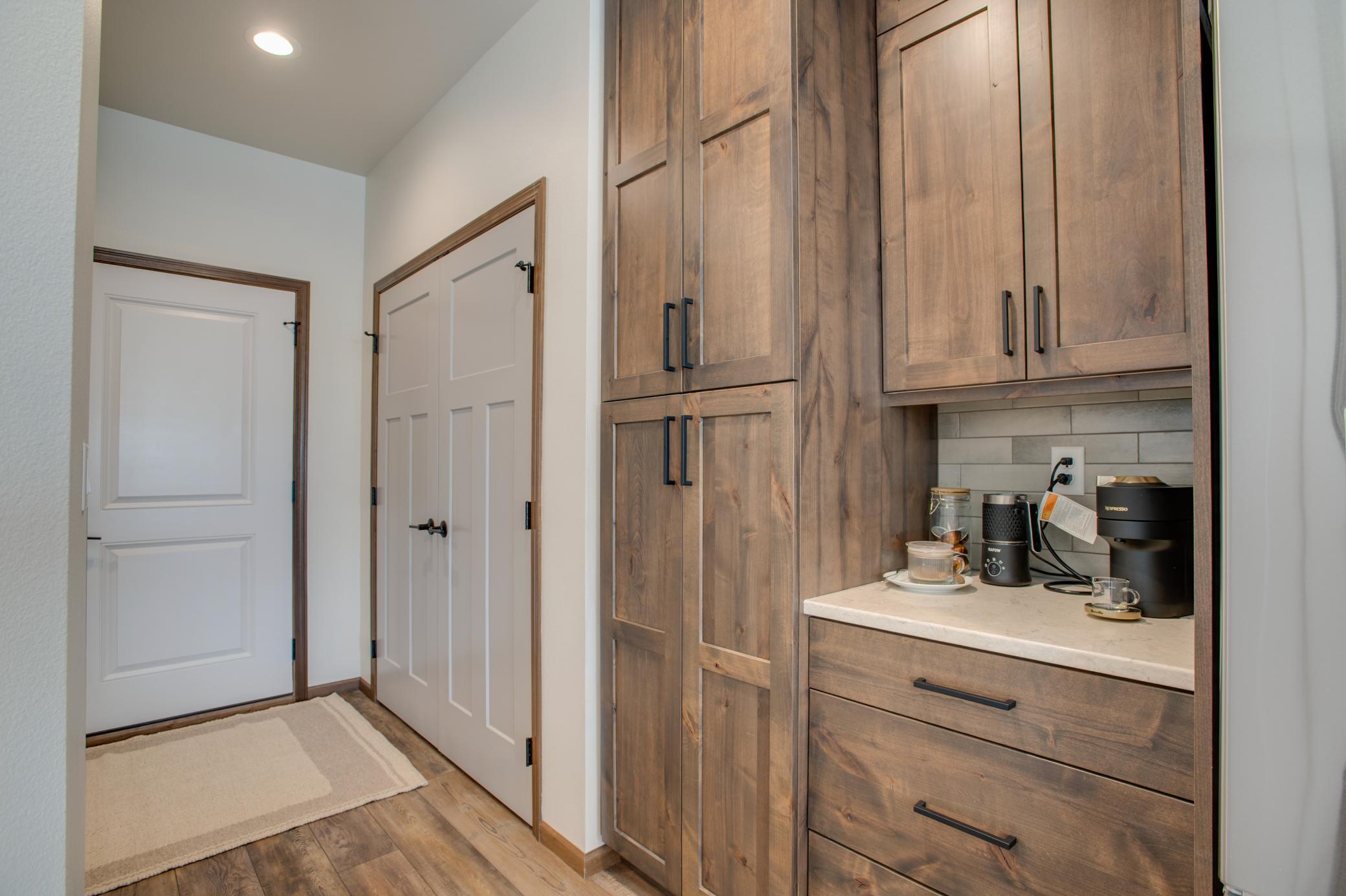 extra built in cabinets