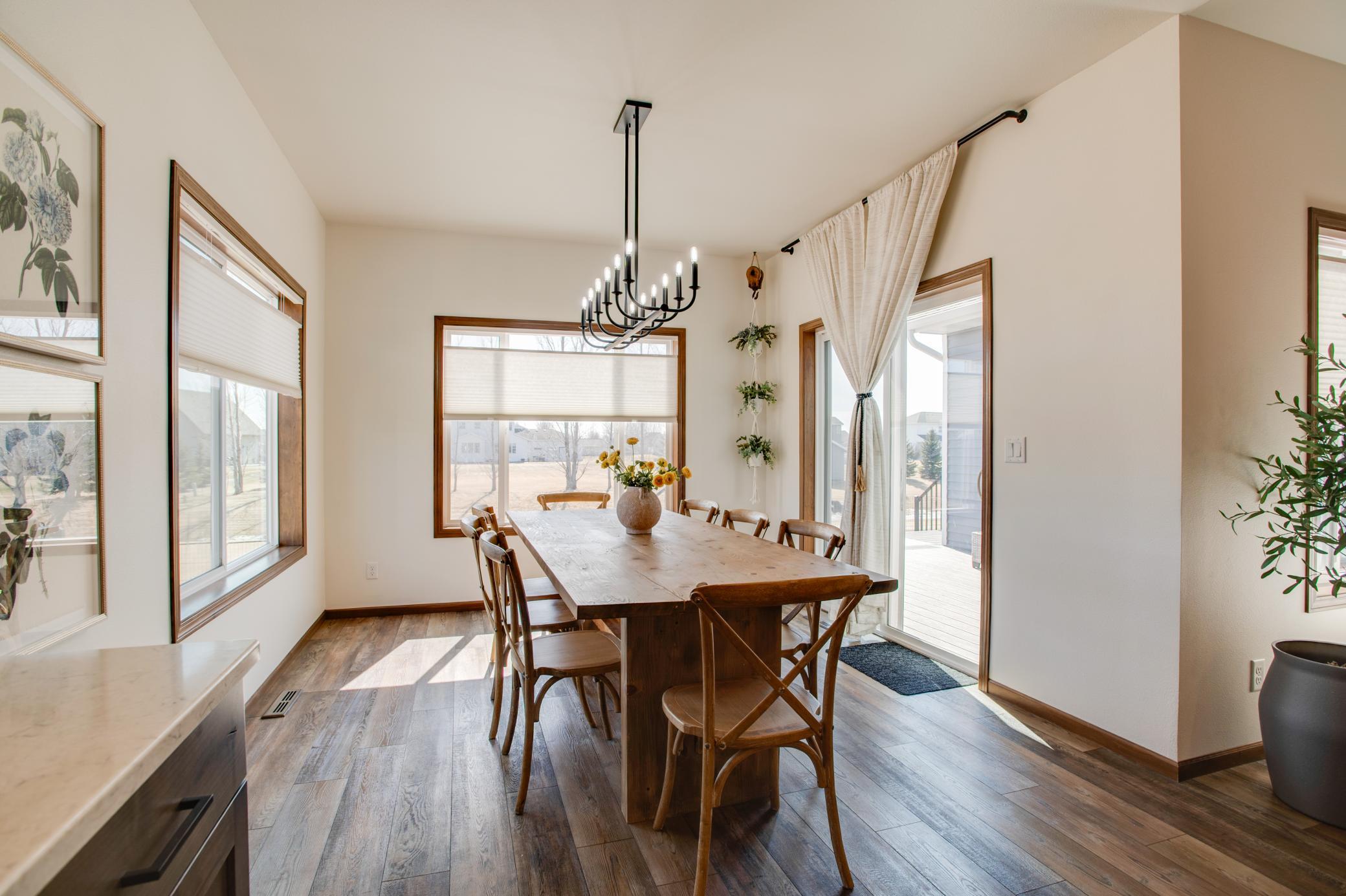 Oversized dining room