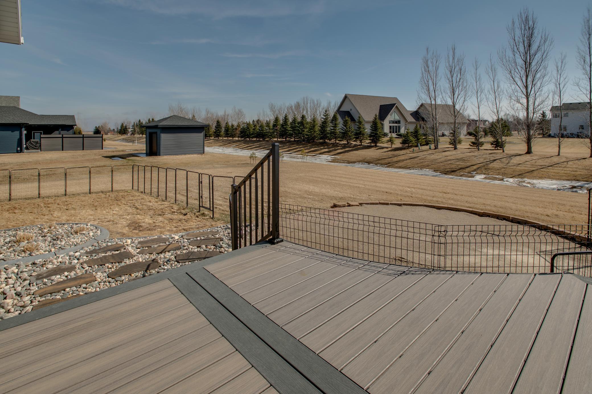 Area prepped for above ground pool which is negotiable!