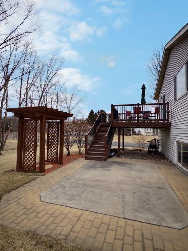Patio and deck