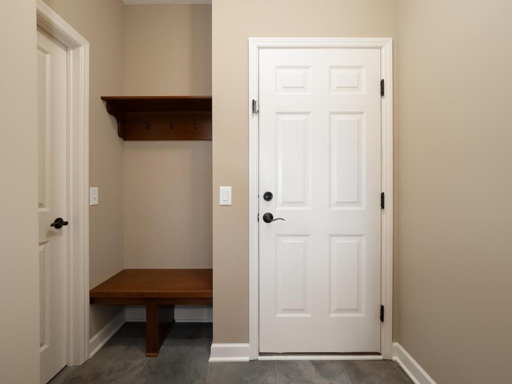 Mudd Room off Garage