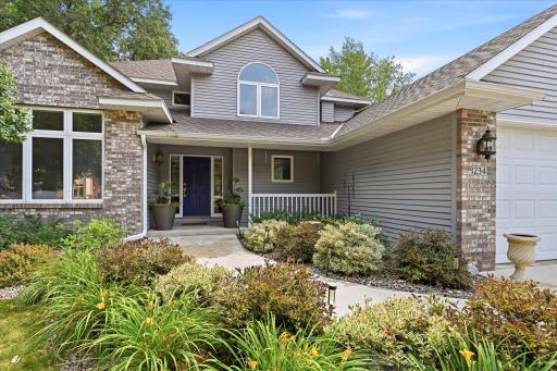 Well-maintained landscaping creates a warm first impression