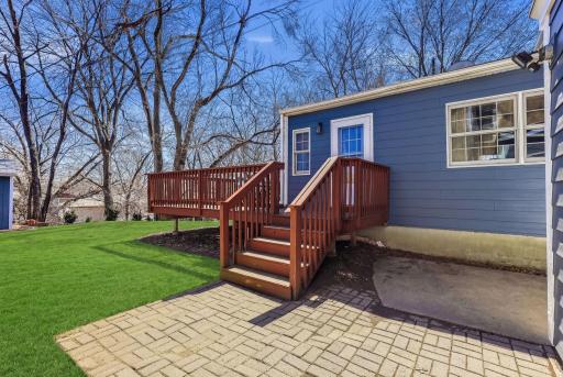 Well-designed patio perfect for entertaining or quiet outdoor moments.