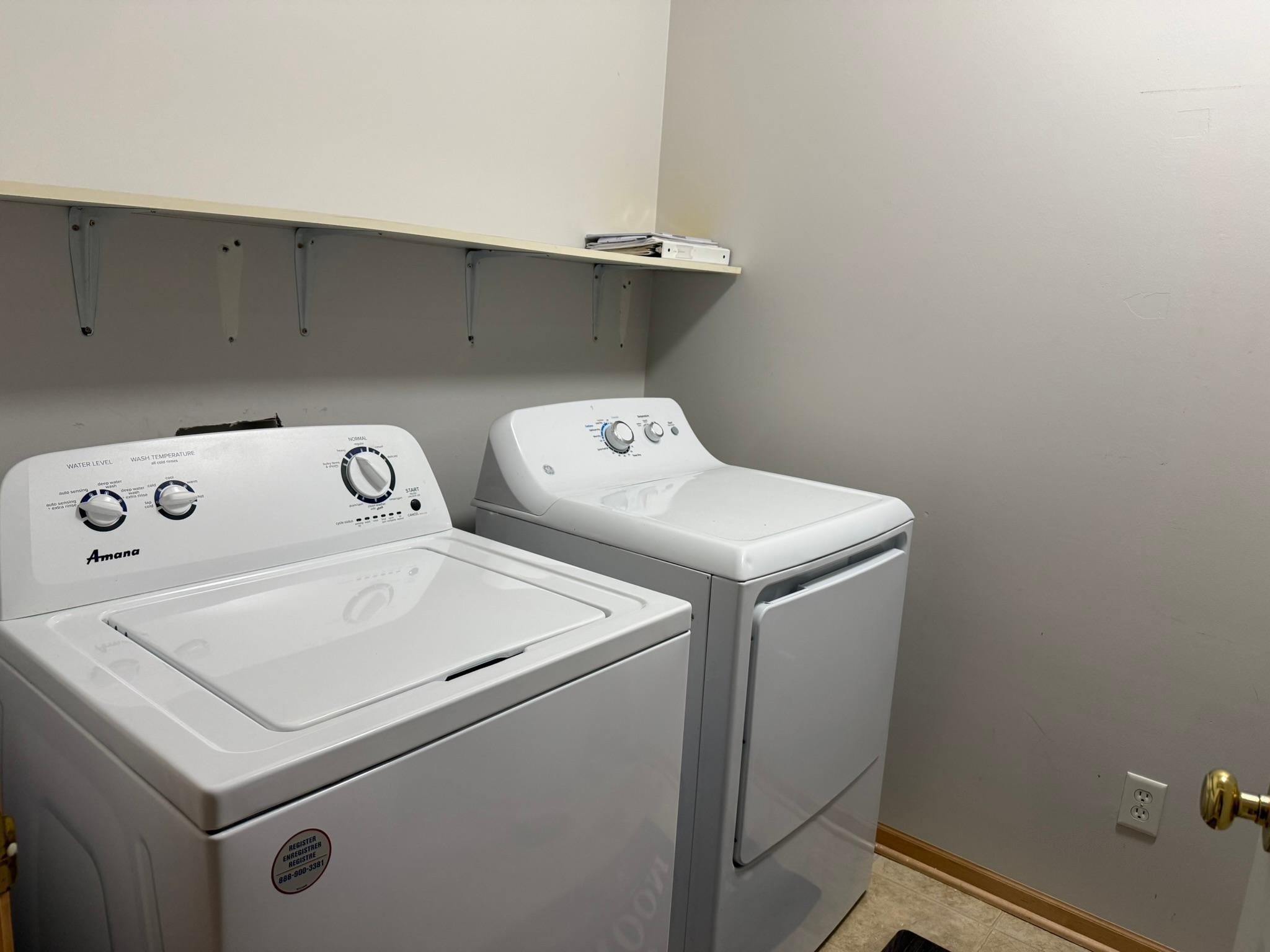 Main Floor Laundry and utility room with plenty of work space