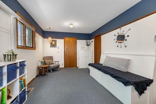 Think of all the design possibilities in this oversized main floor bedroom.