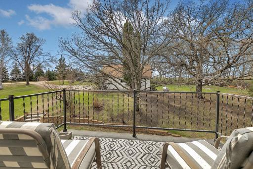 Step out onto your private balcony overlooking your property! Imagine unwinding here in the evenings, or starting your day with a cup of coffee while the birds sing.