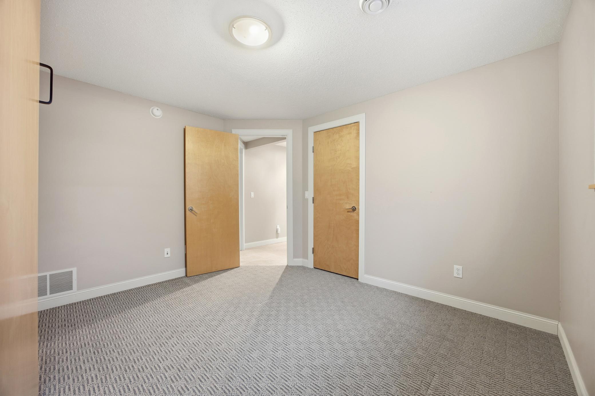 Bedroom with murphy bed