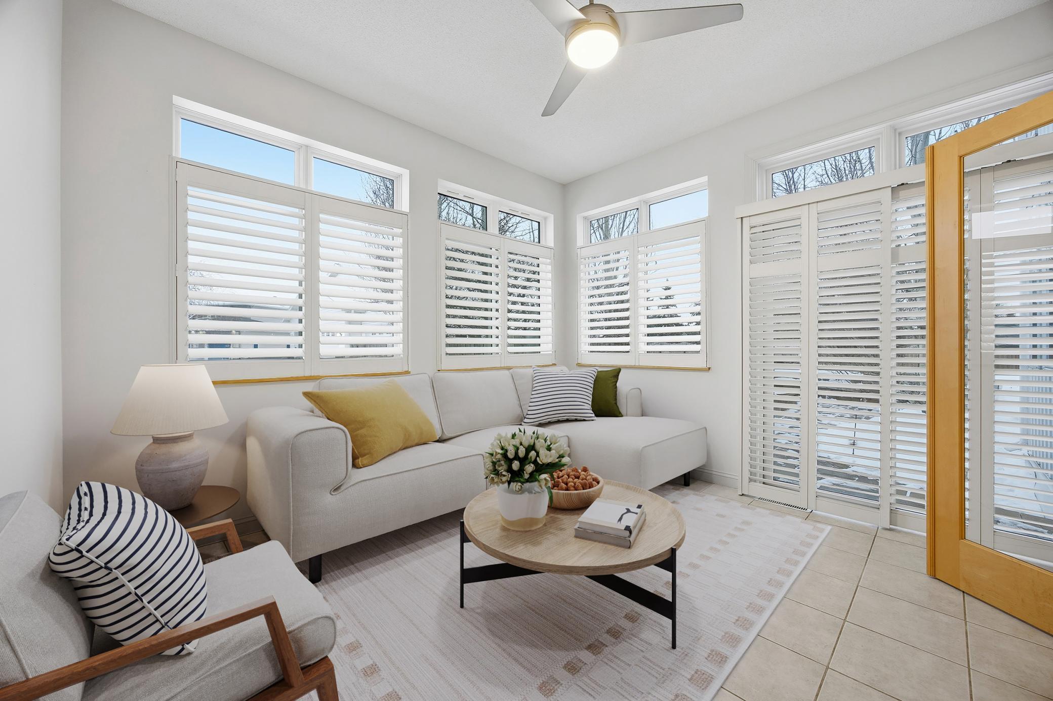 Sun Room - Virtually Staged