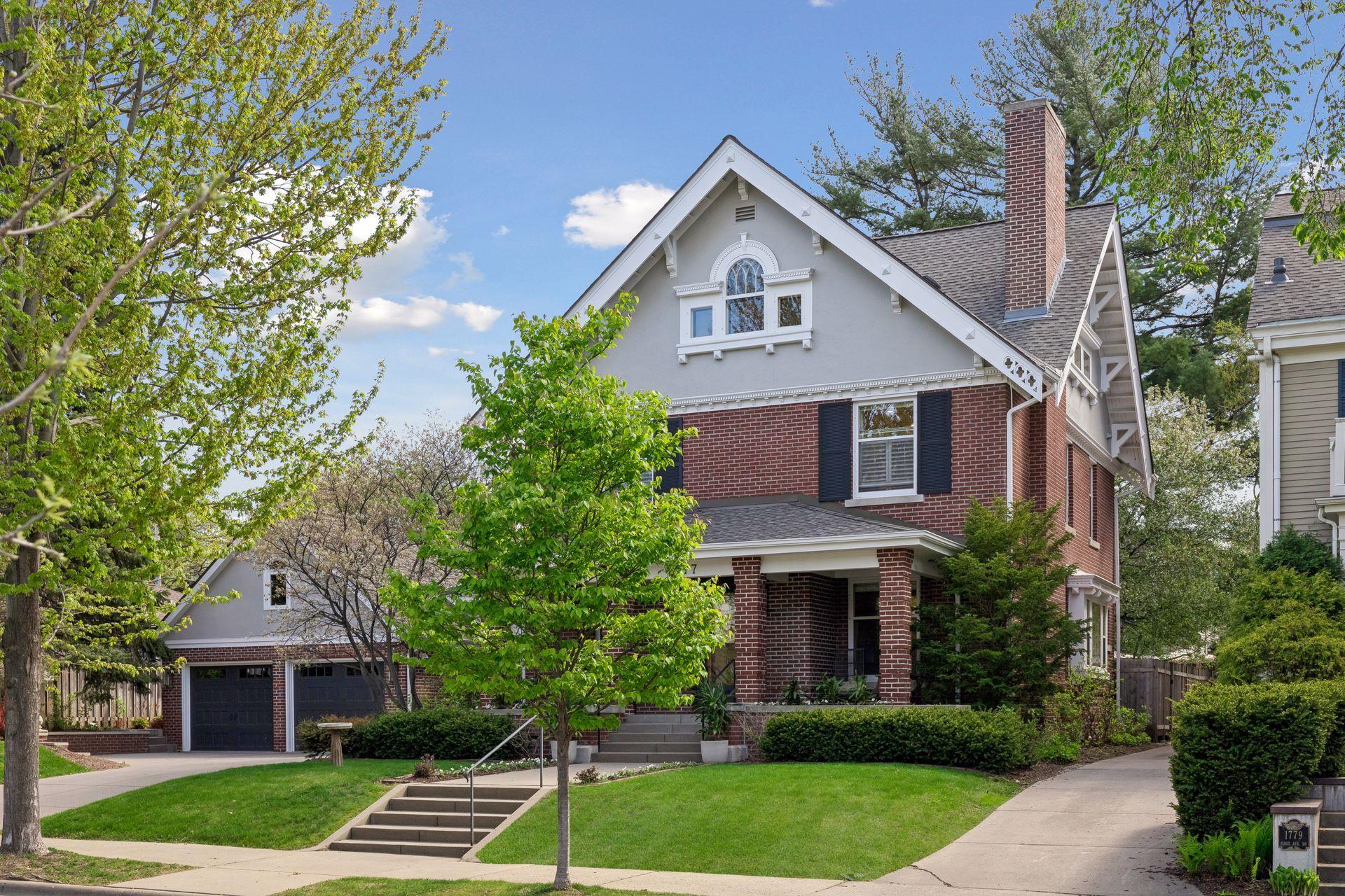 Attached two-car garage