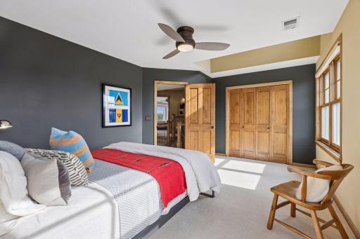 Bright Secondary bedroom with generous closet space