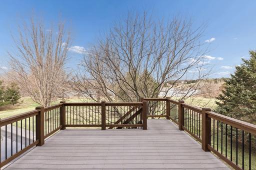 Enjoy the serene beauty of gleaming water and the year-round company of loons, ducks, and geese from the privacy of your deck.