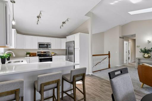 Ideal counter space to work from home or for all those homework assignments that need extra help.