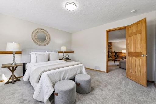 Solid core doors with all new brushed nickel hardware.