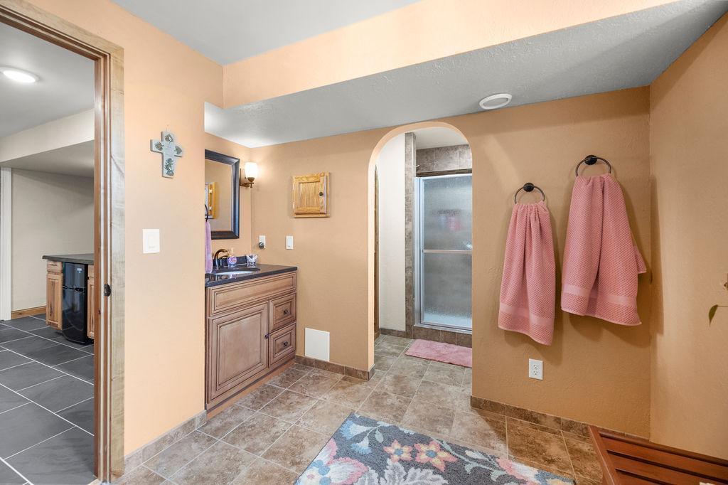 Basement bathroom