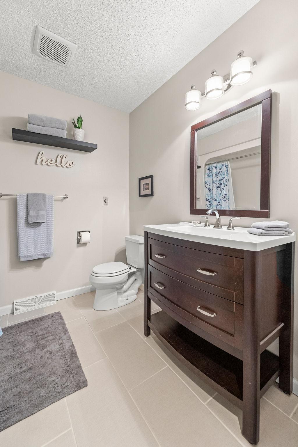 Main level bathroom
