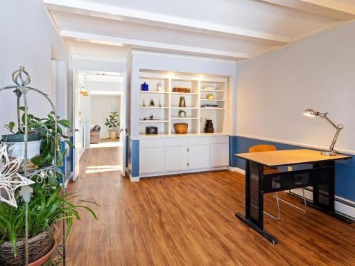 The spacious den/ 3rd bedroom is the perfect flex space!