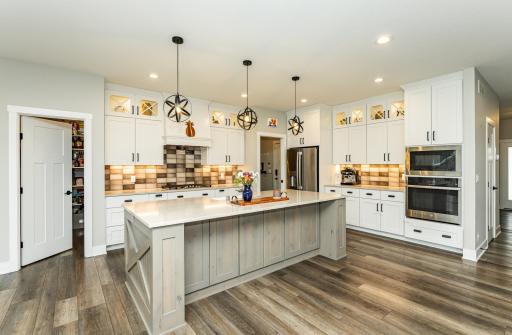 Plenty of storage space with walk-in pantry