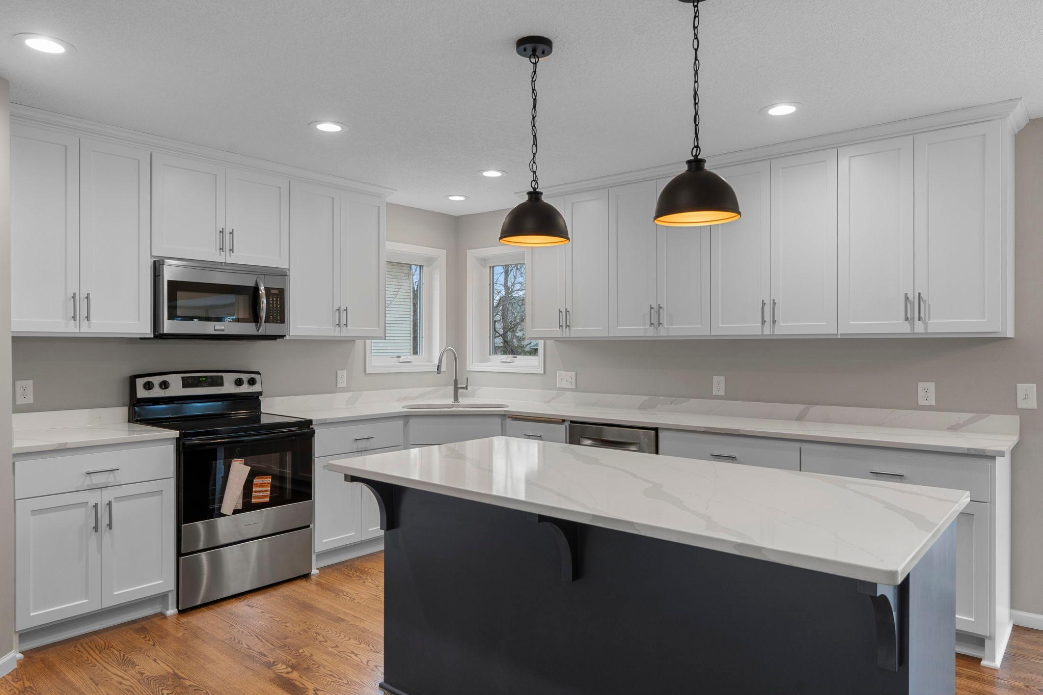 New, new, new! Corner kitchen window brings in a ton of natural light. New Stainless Steel appliances.