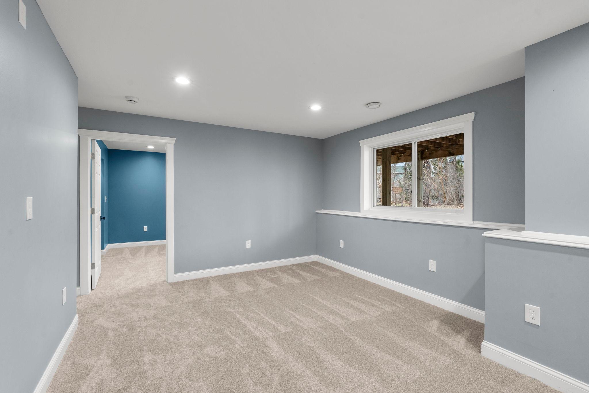 Flex space for play area, exercise space, additional office, poker table! Bring your ideas for this awesome basement.