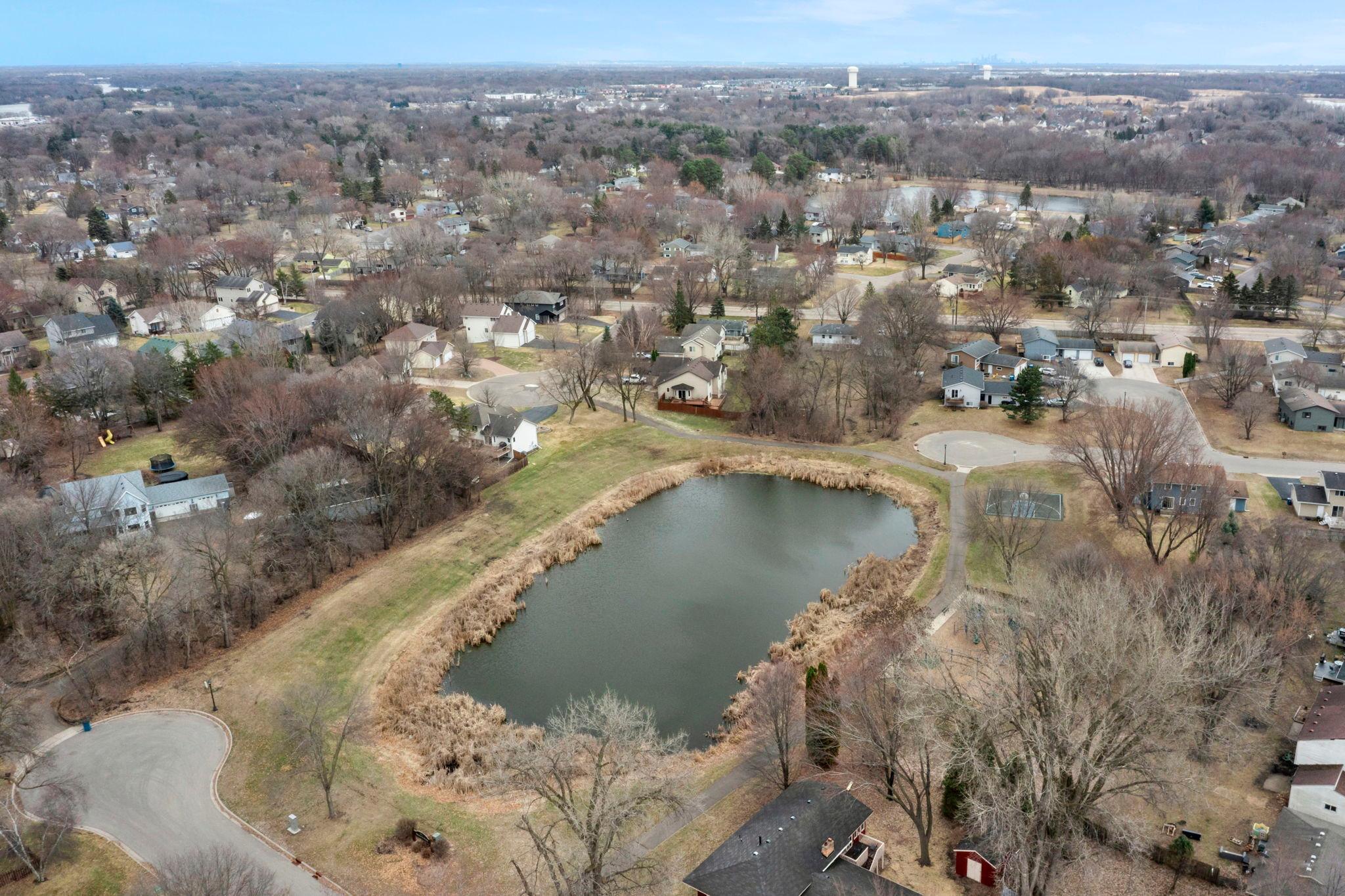 Access to pond, walking trail, park just across the street through the cul de sac!