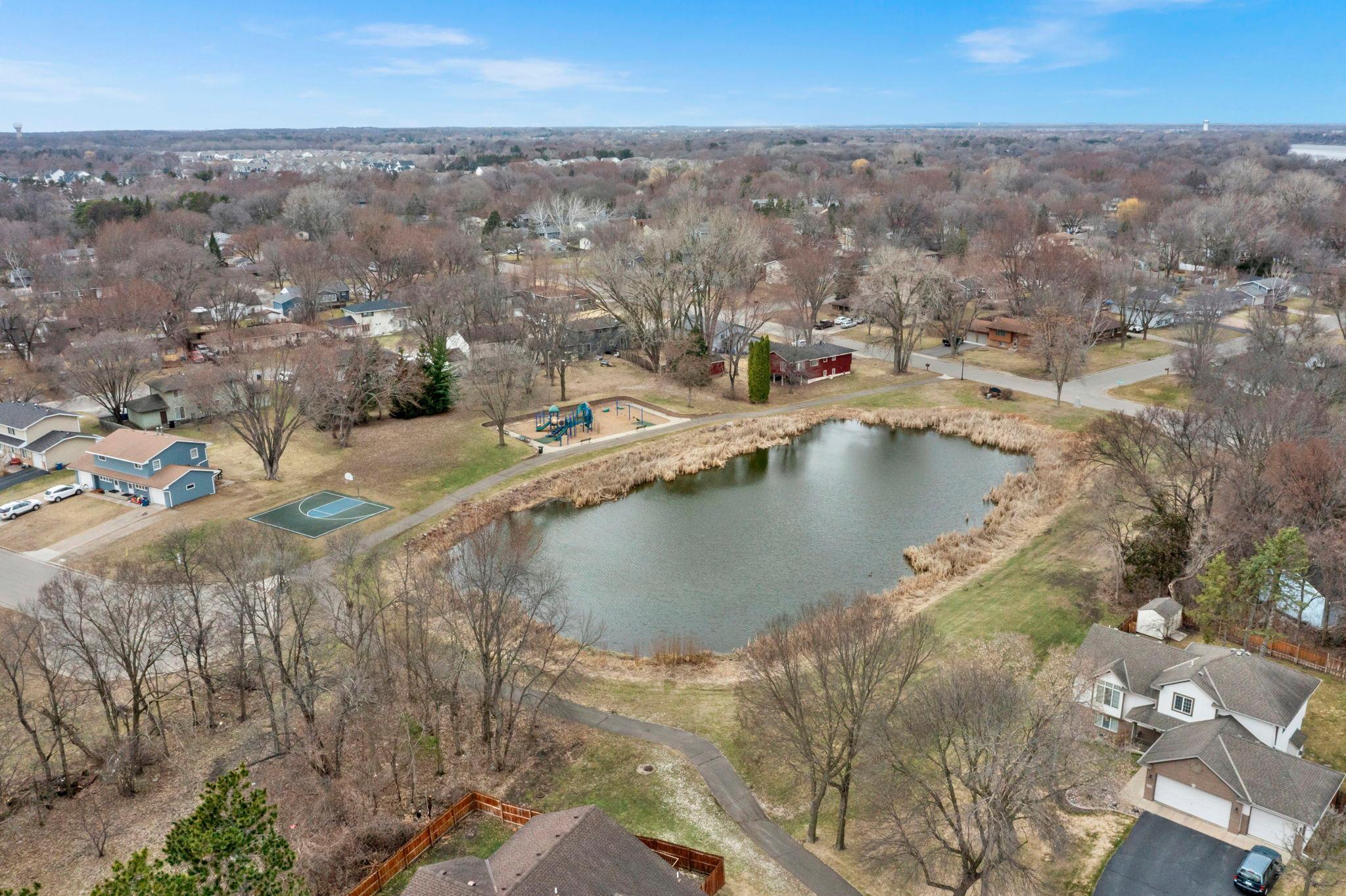 Access to pond, walking trail, park just across the street through the cul de sac!