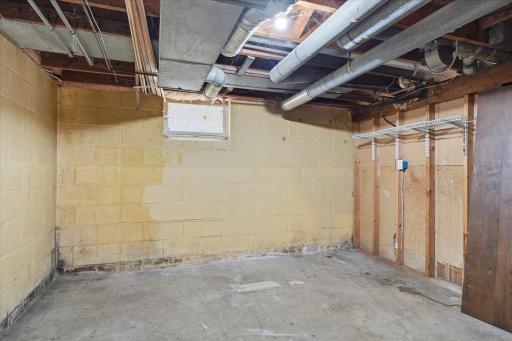 Storage Area - Rm for another Bathroom