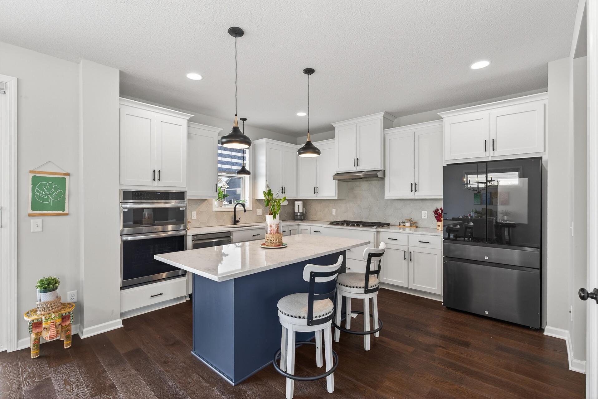 Gourmet Kitchen with a smart fridge designed with a Chef in mind!