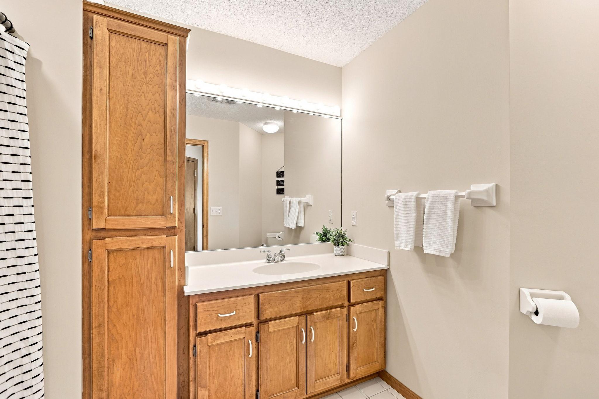Basement half bath