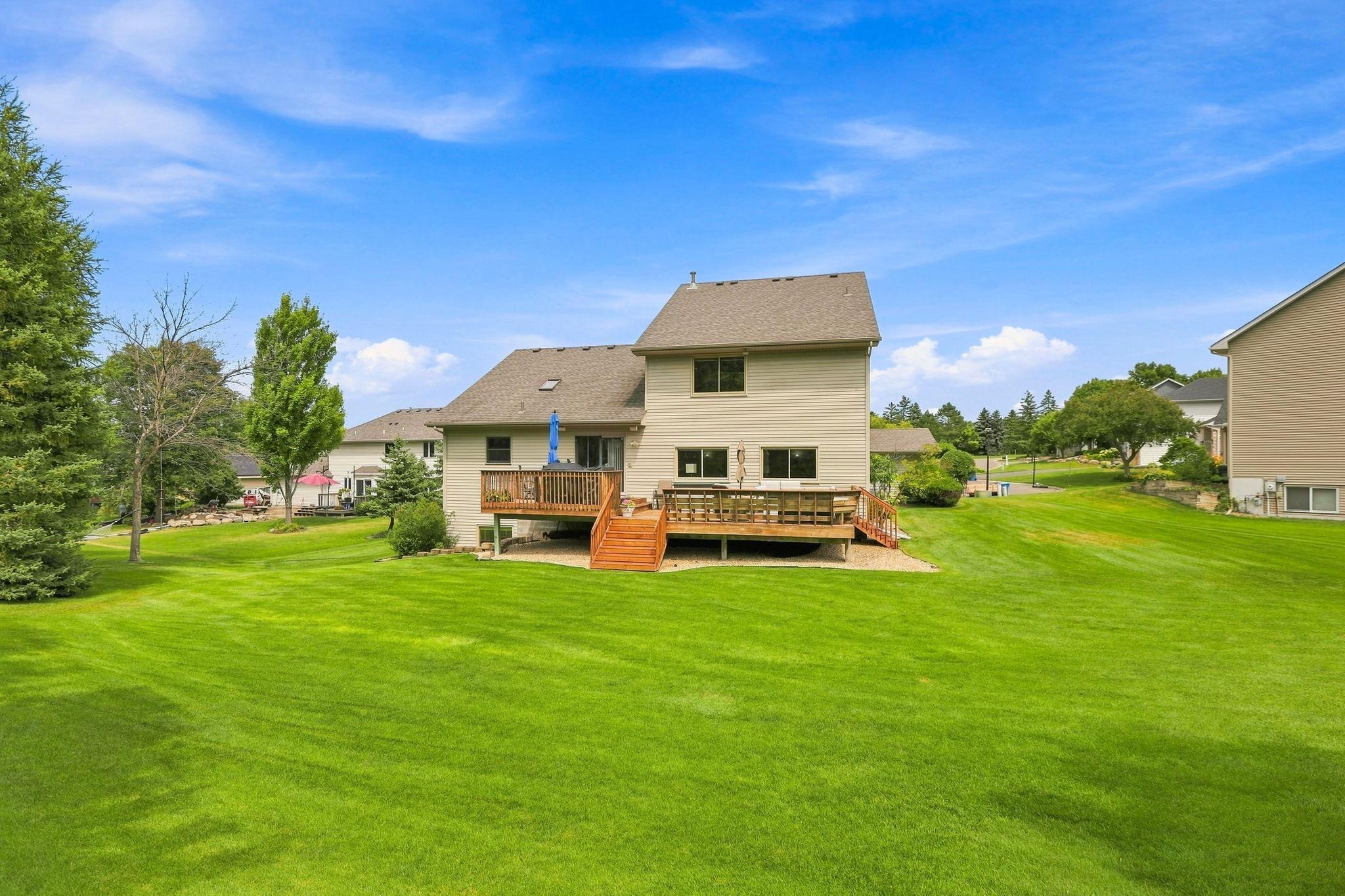 Half an acre with plenty of green space to call yours